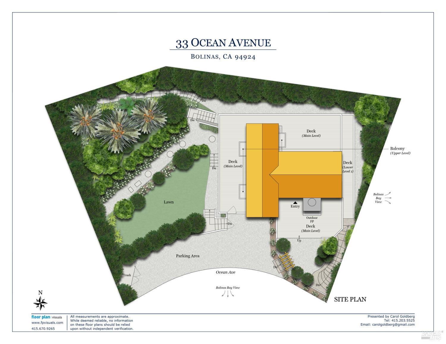 Detail Gallery Image 62 of 62 For 33 Ocean Ave, Bolinas,  CA 94924 - 3 Beds | 2/1 Baths