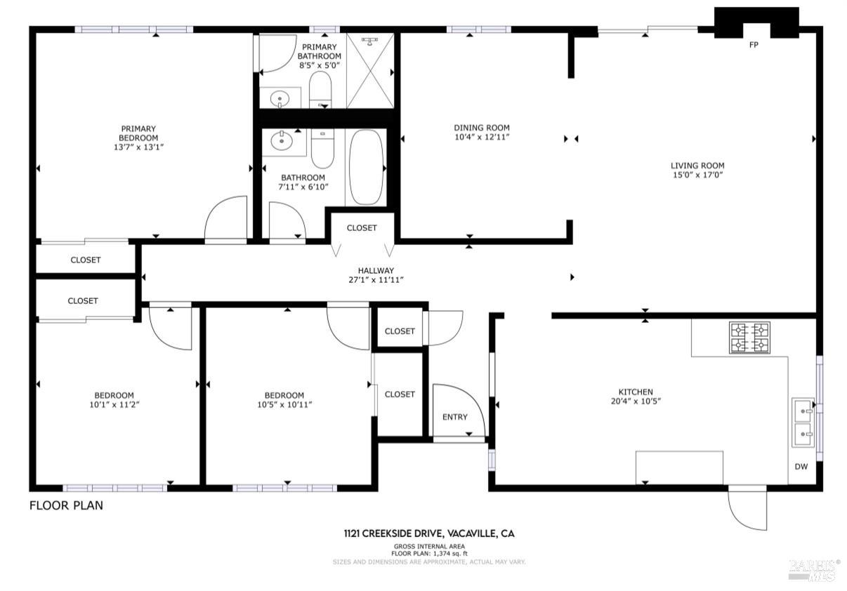 Detail Gallery Image 30 of 41 For 1121 Creekside Dr, Vacaville,  CA 95687 - 3 Beds | 2 Baths