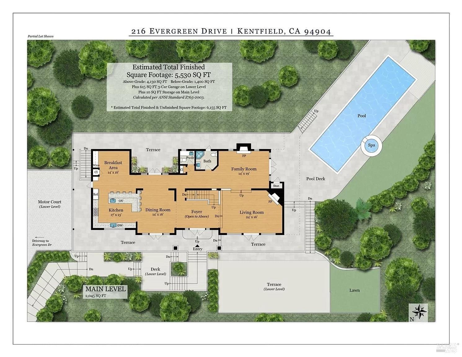 Detail Gallery Image 49 of 50 For 216 Evergreen Dr, Kentfield,  CA 94904 - 6 Beds | 6/1 Baths