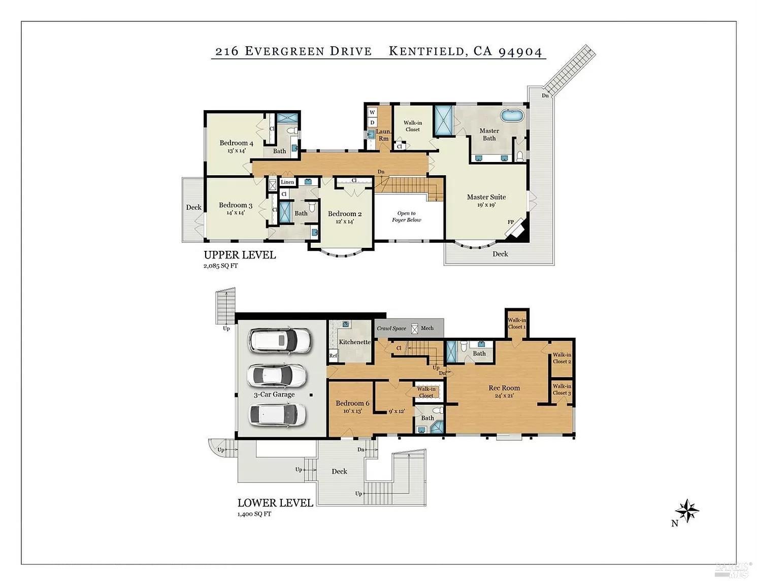 Detail Gallery Image 50 of 50 For 216 Evergreen Dr, Kentfield,  CA 94904 - 6 Beds | 6/1 Baths