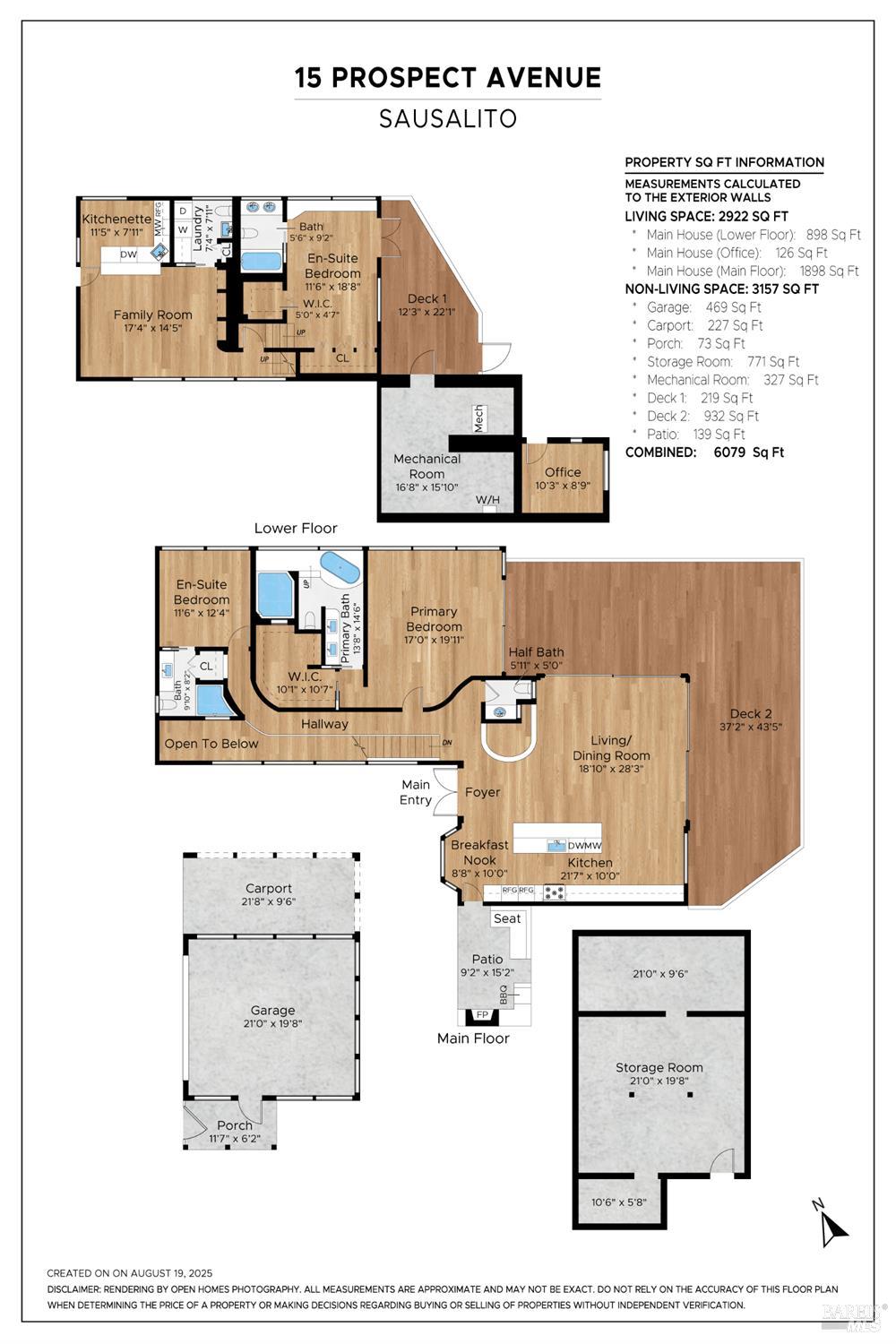 Detail Gallery Image 66 of 66 For 15 Prospect Ave, Sausalito,  CA 94965 - 3 Beds | 3/2 Baths