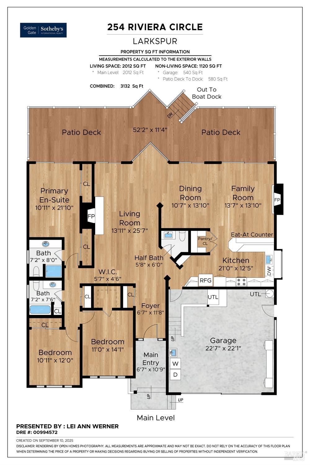Detail Gallery Image 47 of 47 For 254 Riviera Cir, Larkspur,  CA 94939 - 3 Beds | 2/1 Baths