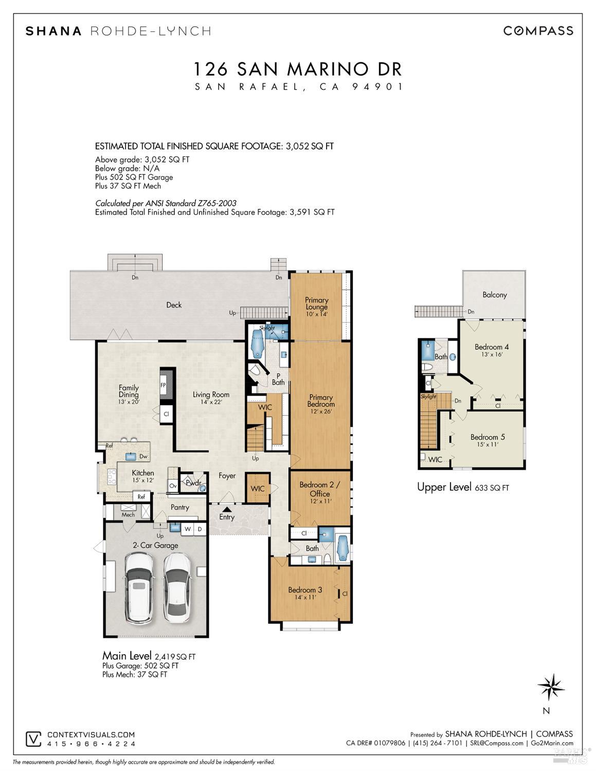 Detail Gallery Image 55 of 56 For 126 San Marino Dr, San Rafael,  CA 94901 - 5 Beds | 3/1 Baths