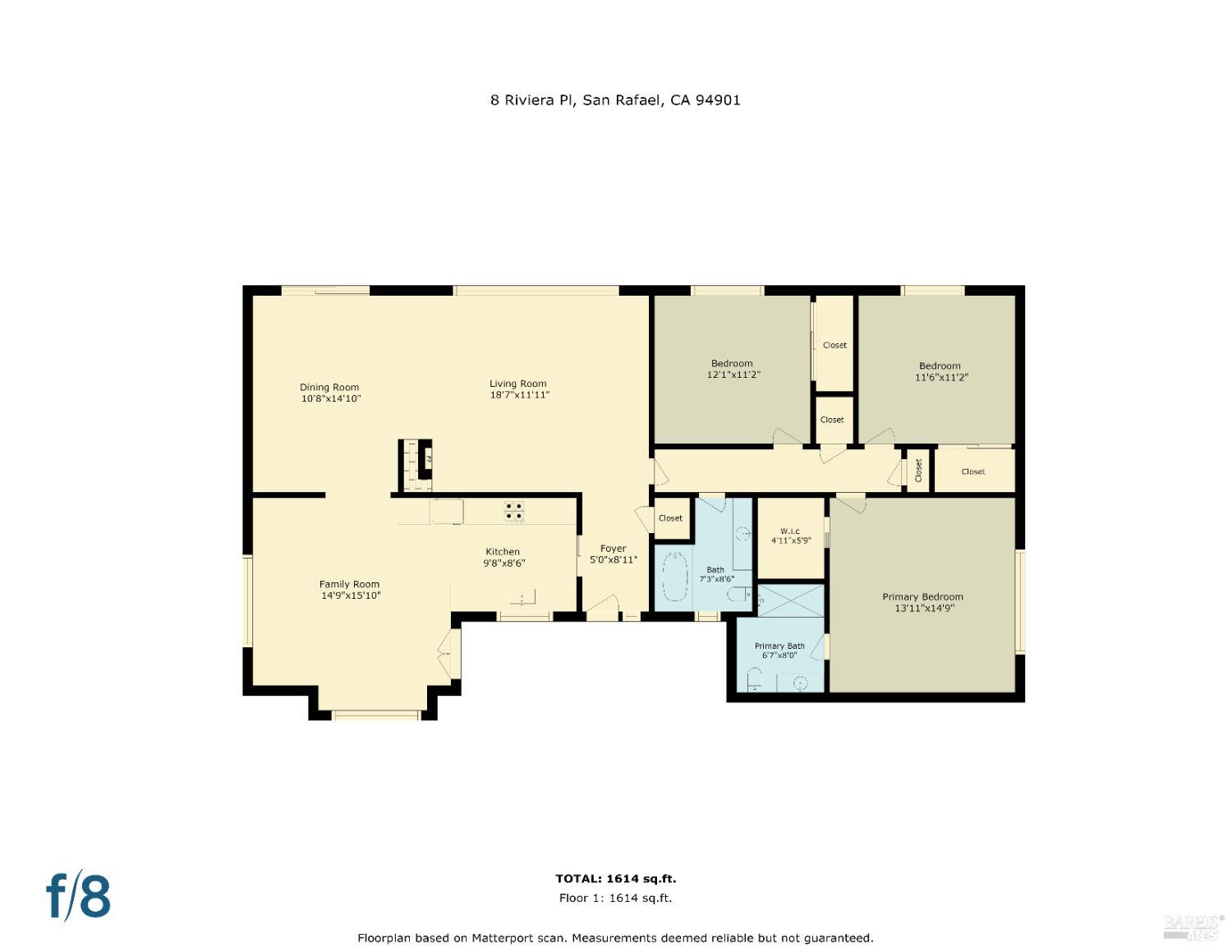 Detail Gallery Image 41 of 41 For 8 Riviera Pl, San Rafael,  CA 94901 - 3 Beds | 2 Baths