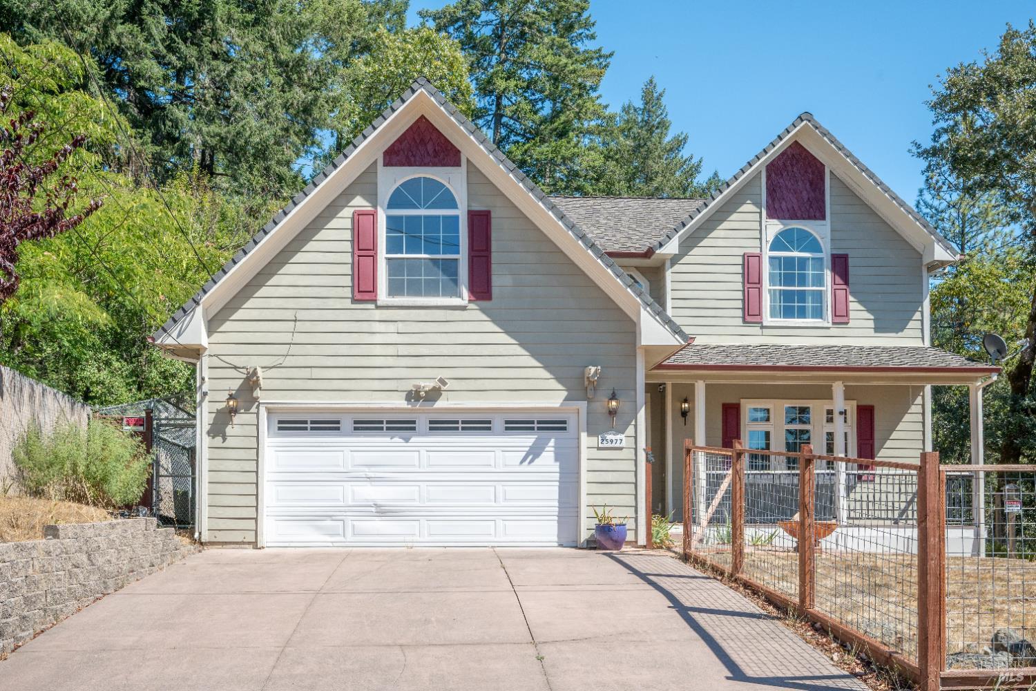 Detail Gallery Image 1 of 37 For 25977 Hawk Ter, Willits,  CA 95490 - 3 Beds | 2/1 Baths
