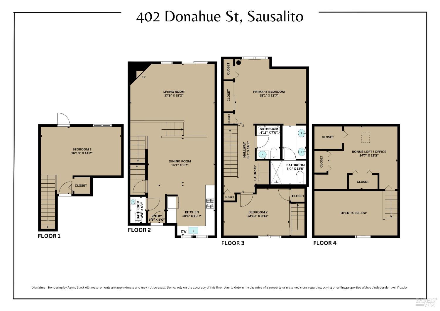 Detail Gallery Image 26 of 26 For 402 Donahue St, Sausalito,  CA 94965 - 3 Beds | 2/1 Baths