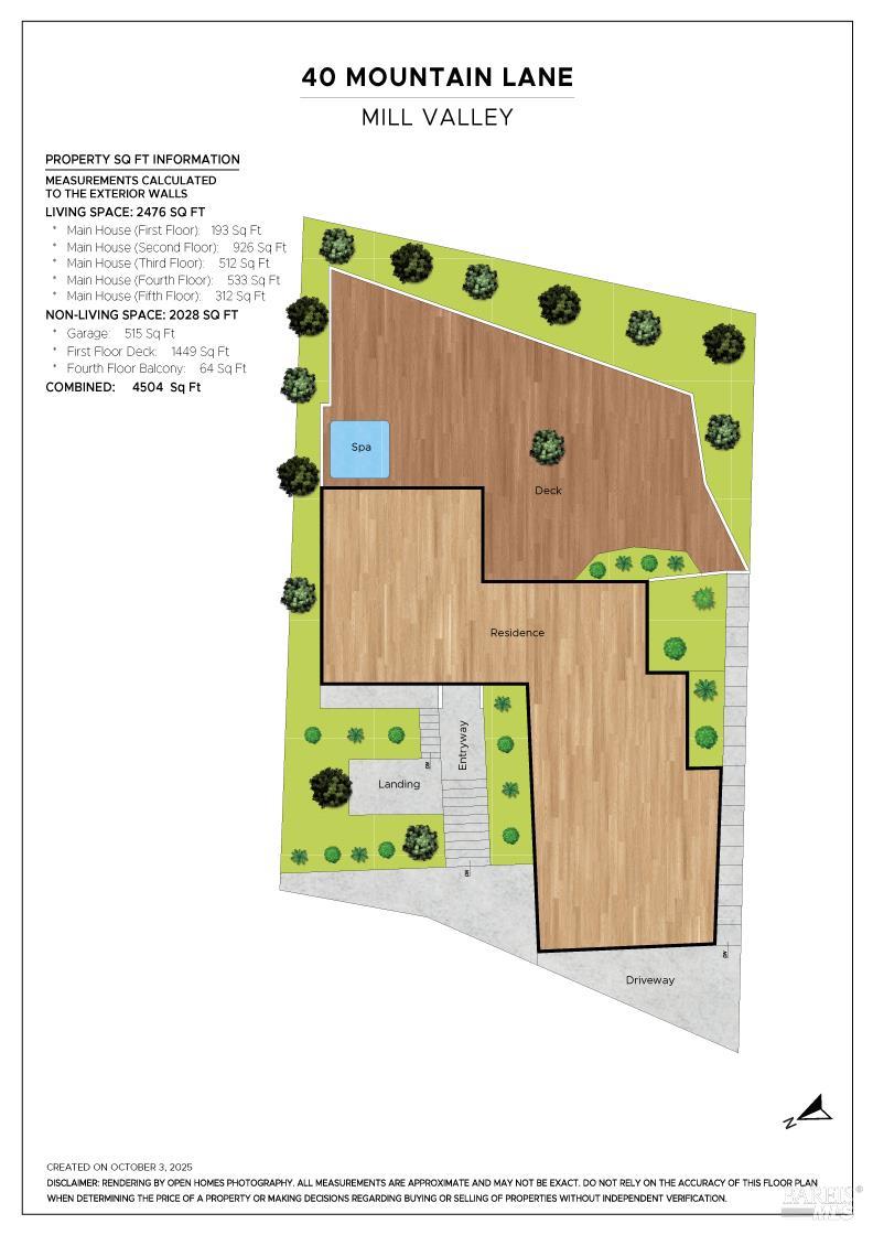 Detail Gallery Image 43 of 43 For 40 Mountain Ln, Mill Valley,  CA 94941 - 3 Beds | 2/1 Baths