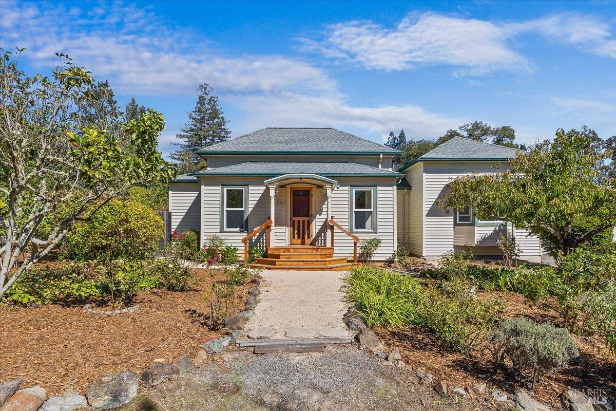 Nestled in Sebastopol's coveted banana belt,'' 8750 Jeannette Ave blends vintage Wine Country charm with comfort and versatility. Built circa 1917 and expanded in 1991, the 2,600 sq ft main home offers two bedrooms, two baths, a cozy country kitchen, and open living spaces that flow to garden views. A legal 675 sq ft ADU provides excellent flexibility for guests, rental income, or creative use. Set on a usable .80-acre parcel, the property features a newer detached garage, classic barn, fruit trees, raised beds, and mature landscaping that create a peaceful, private retreat. Updated systems include a 200-amp electrical service, newer roof, and well and septic.Just minutes from downtown Sebastopol yet worlds away in feel, this property captures the essence of relaxed country living. Ideal as a full-time residence, artist's retreat, or multi generational compound, 8750 Jeannette offers a rare balance of history, charm, and functionality in one of Sonoma County's most desirable settings.