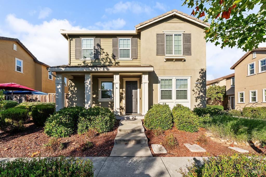 Welcome to 5429 Kaitlyn Place, a stunning Magnolia Model by Signature Homes just steps from the Green Music Center. Built in 2016, this turn-key home features fully owned solar, keeping your utility costs minimal. Enjoy tall ceilings, hardwood floors, and an open-concept layout filled with natural light. The gourmet kitchen offers stainless steel appliances, granite slab counters, an oversized island, and stylish cabinetry. The primary suite includes a soaking tub, separate shower, dual sinks, and a walk-in closet. With a wonderful backyard, dual-zoned HVAC, and a large garage, this home shines in a wonderful neighborhood.