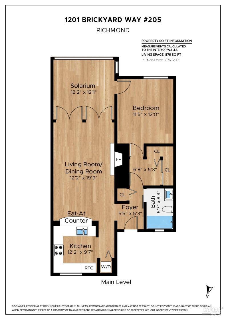 Detail Gallery Image 17 of 28 For 1201 Brickyard Way #205,  Richmond,  CA 94801 - 1 Beds | 1 Baths