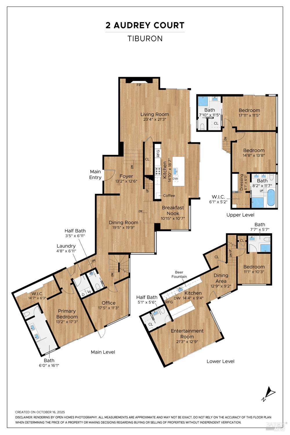 Detail Gallery Image 95 of 95 For 2 Audrey Ct, Tiburon,  CA 94920 - 5 Beds | 4/2 Baths