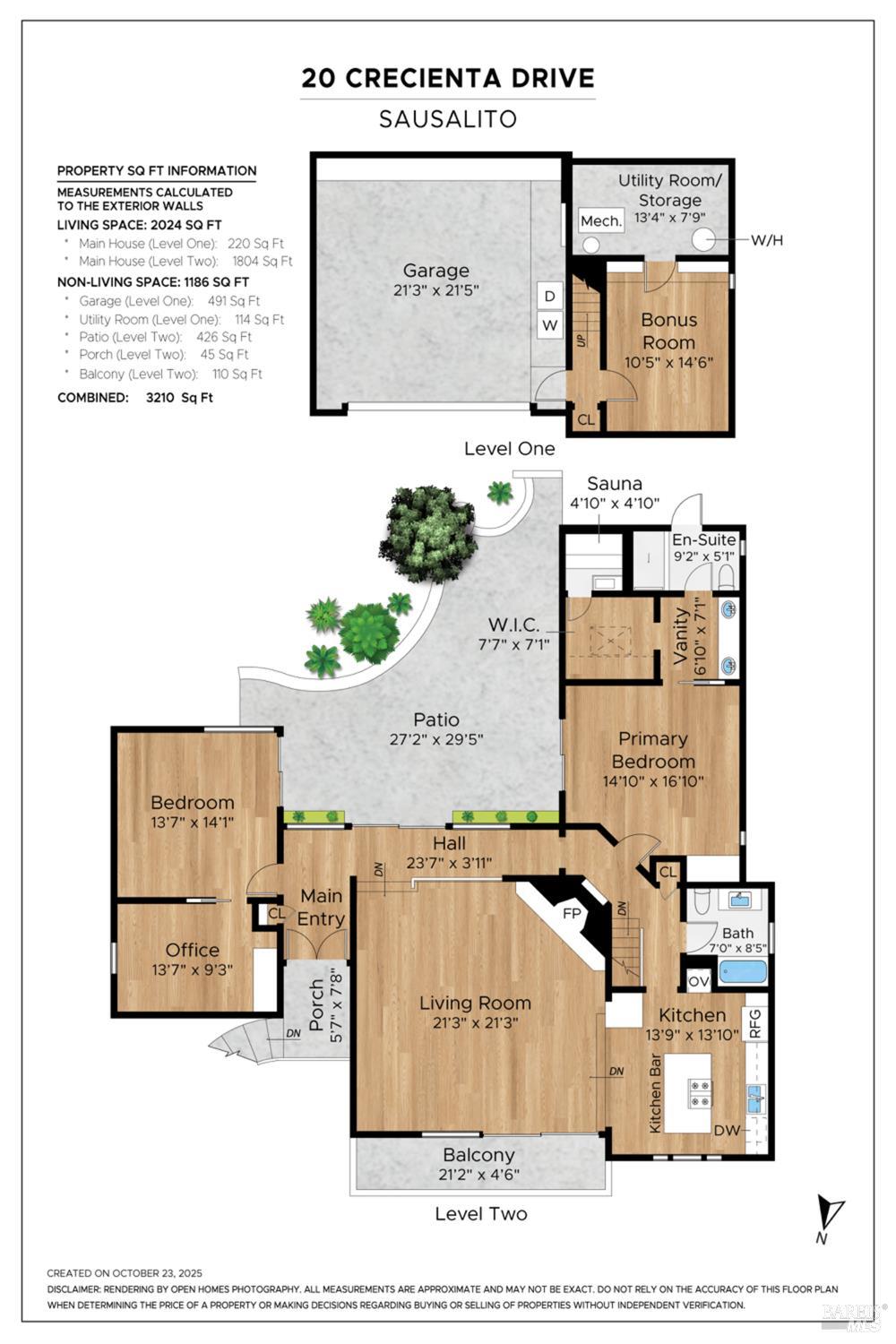 Detail Gallery Image 68 of 68 For 20 Crecienta Dr, Sausalito,  CA 94965 - 3 Beds | 2 Baths