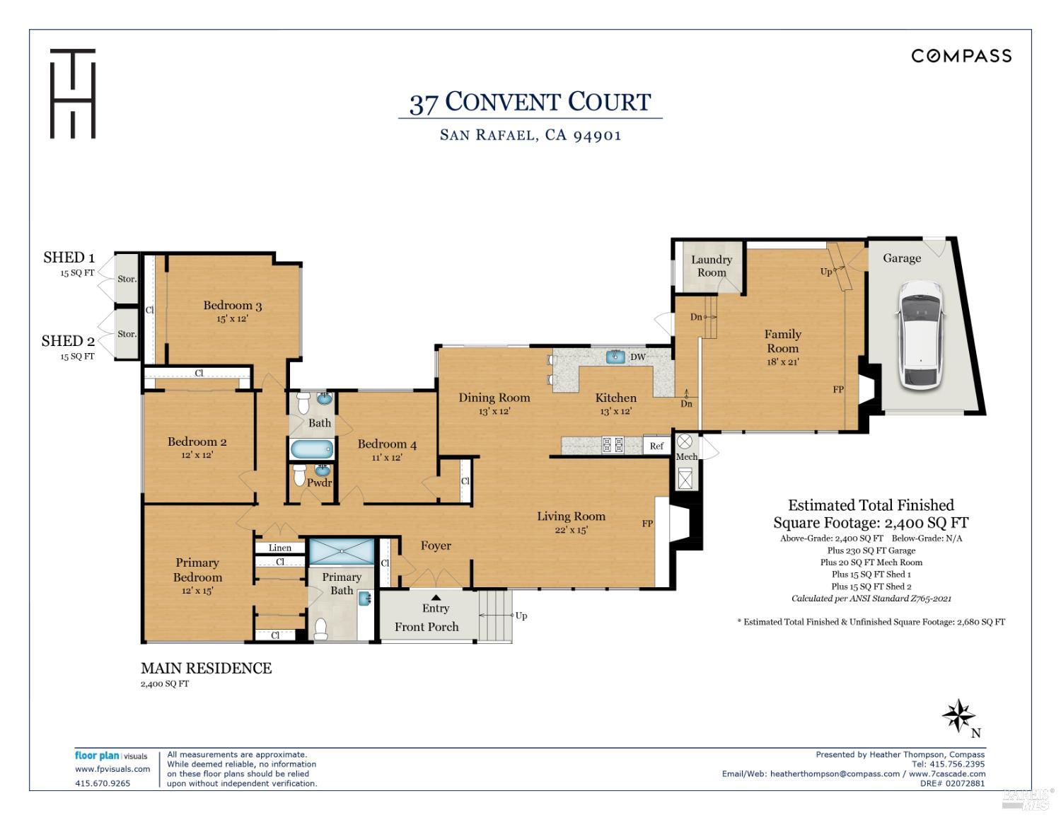 Detail Gallery Image 28 of 29 For 37 Convent Ct, San Rafael,  CA 94901 - 4 Beds | 2/1 Baths