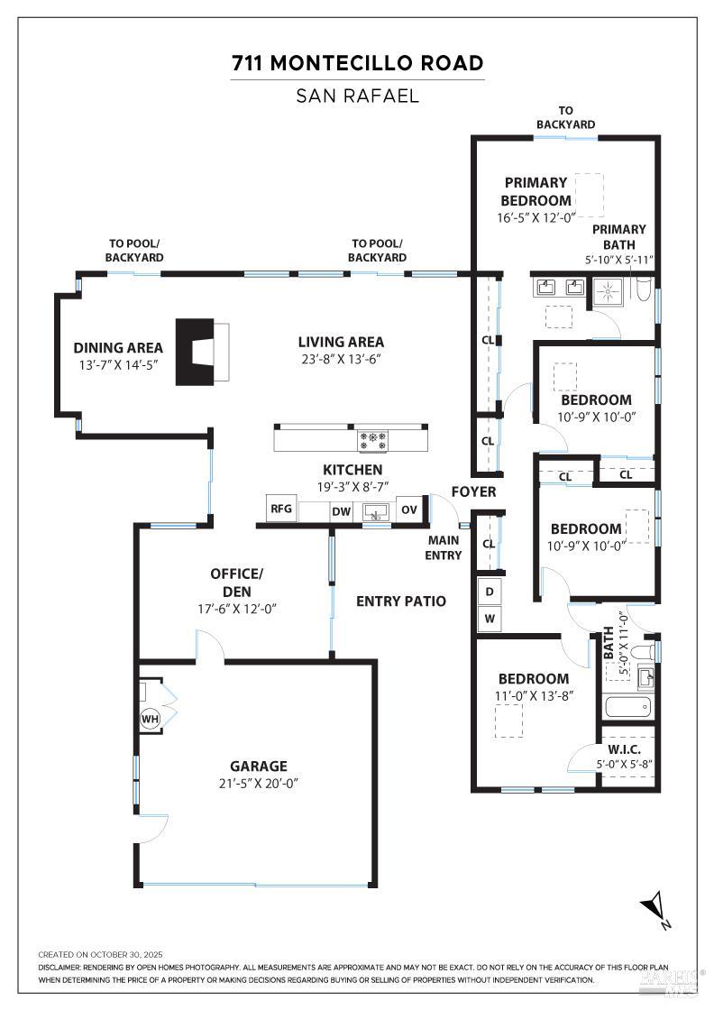 Detail Gallery Image 58 of 58 For 711 Montecillo Rd, San Rafael,  CA 94903 - 4 Beds | 2 Baths