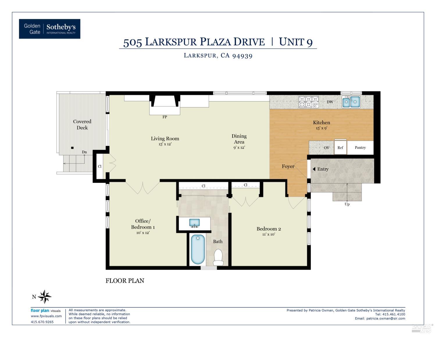 Detail Gallery Image 27 of 27 For 505 Larkspur Plaza Dr #9,  Larkspur,  CA 94939 - 2 Beds | 1 Baths