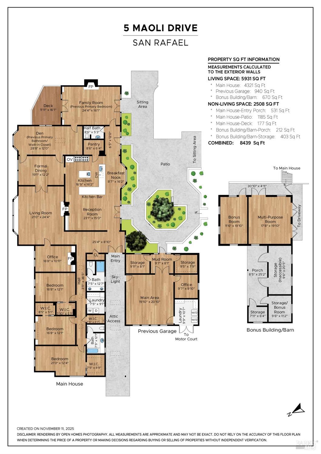 Detail Gallery Image 2 of 74 For 5 Maoli Dr, San Rafael,  CA 94903 - 5 Beds | 2/1 Baths