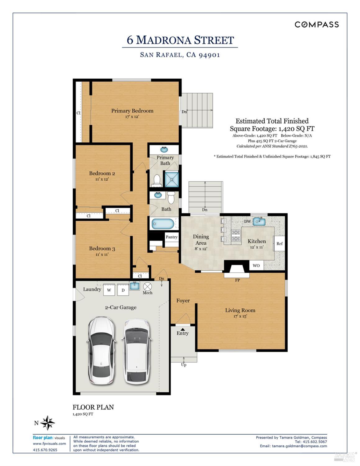 Detail Gallery Image 46 of 47 For 6 Madrona St, San Rafael,  CA 94901 - 3 Beds | 2 Baths