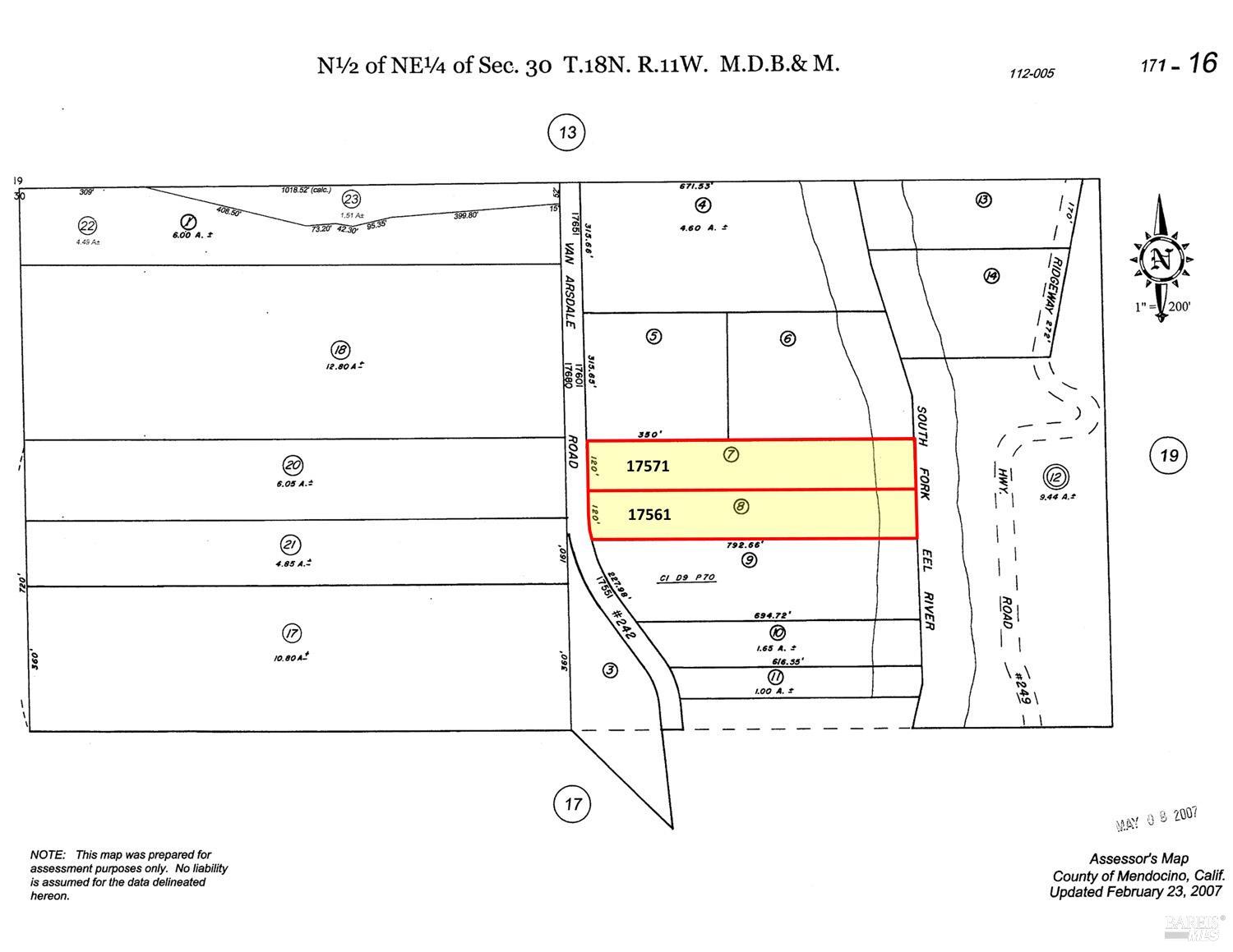 Detail Gallery Image 10 of 10 For 17571 Van Arsdale Rd, Potter Valley,  CA 95469 - – Beds | – Baths