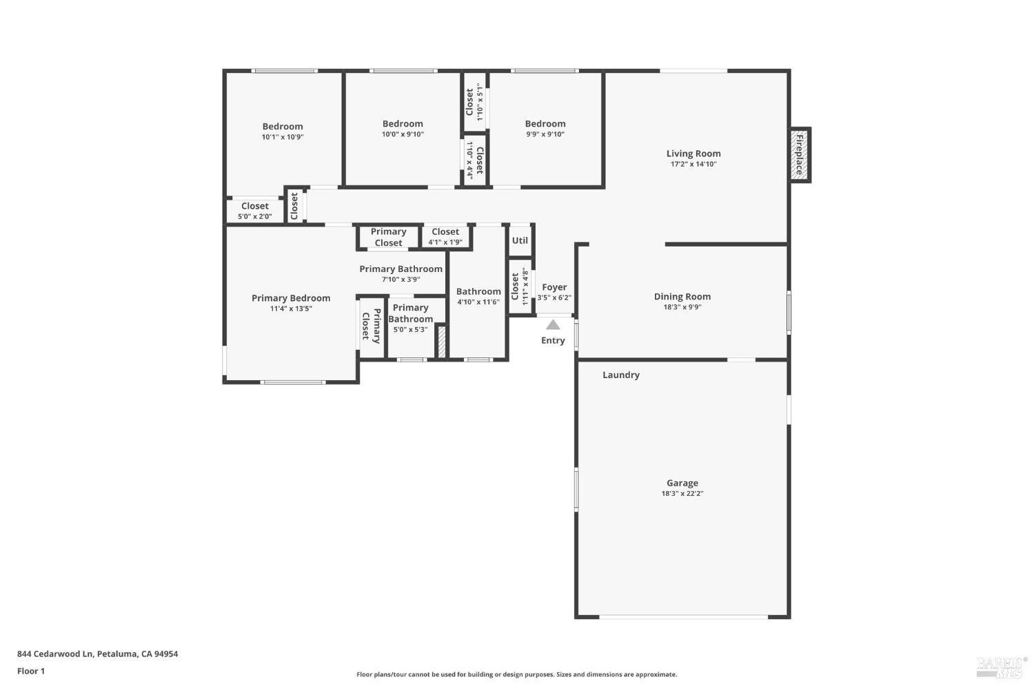 Detail Gallery Image 51 of 51 For 844 Cedarwood Ln, Petaluma,  CA 94954 - 4 Beds | 2 Baths