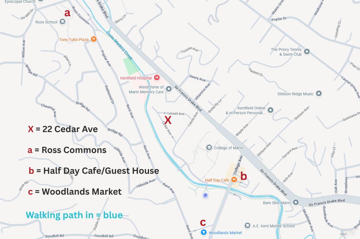 Detail Gallery Image 59 of 61 For 22 Cedar Ave, Kentfield,  CA 94904 - 5 Beds | 5 Baths