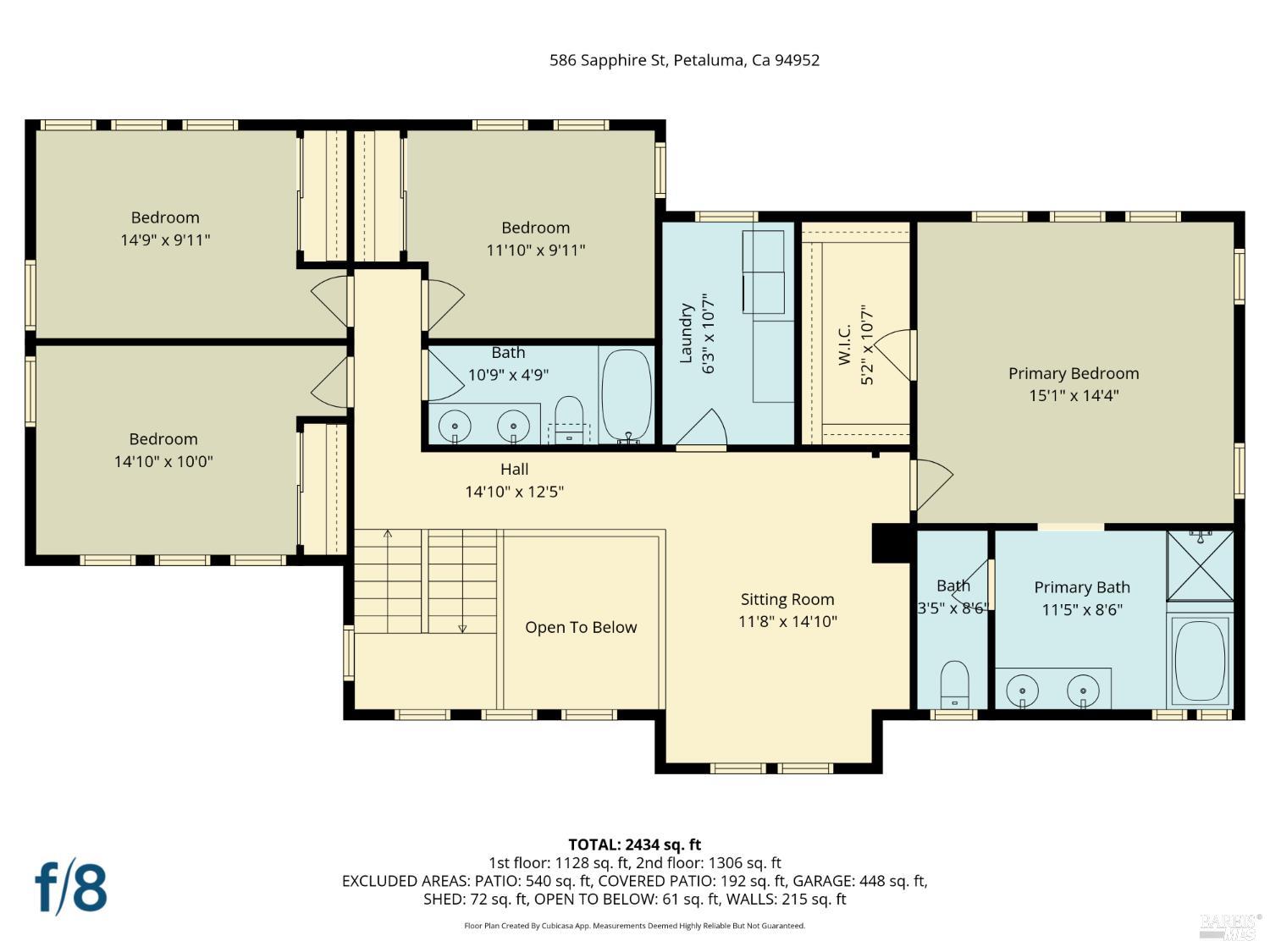 Detail Gallery Image 51 of 52 For 586 Sapphire St, Petaluma,  CA 94952 - 5 Beds | 3 Baths