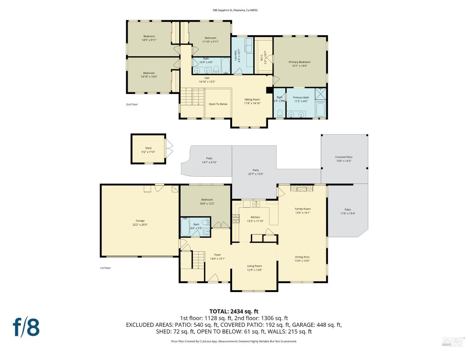 Detail Gallery Image 3 of 52 For 586 Sapphire St, Petaluma,  CA 94952 - 5 Beds | 3 Baths