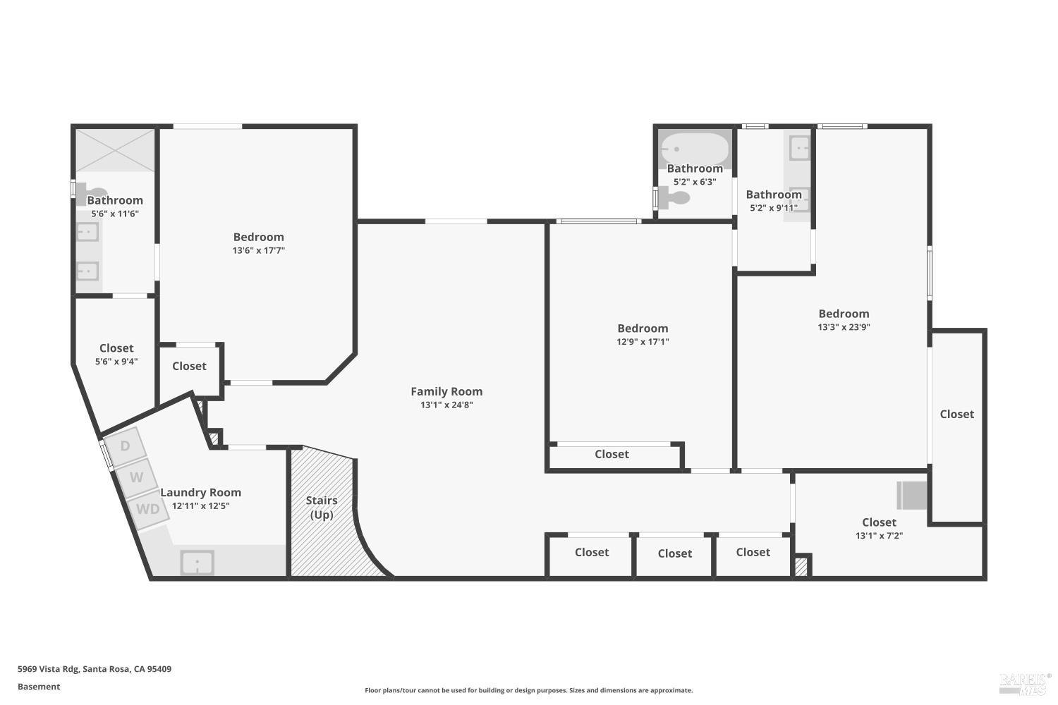 Detail Gallery Image 69 of 70 For 5969 Vista Rdgs, Santa Rosa,  CA 95409 - 5 Beds | 3/1 Baths