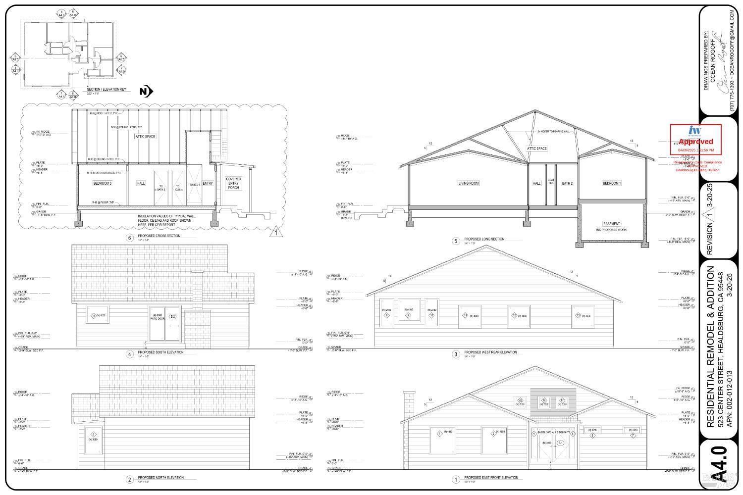 Detail Gallery Image 3 of 41 For 523 Center St, Healdsburg,  CA 95448 - 3 Beds | 2 Baths