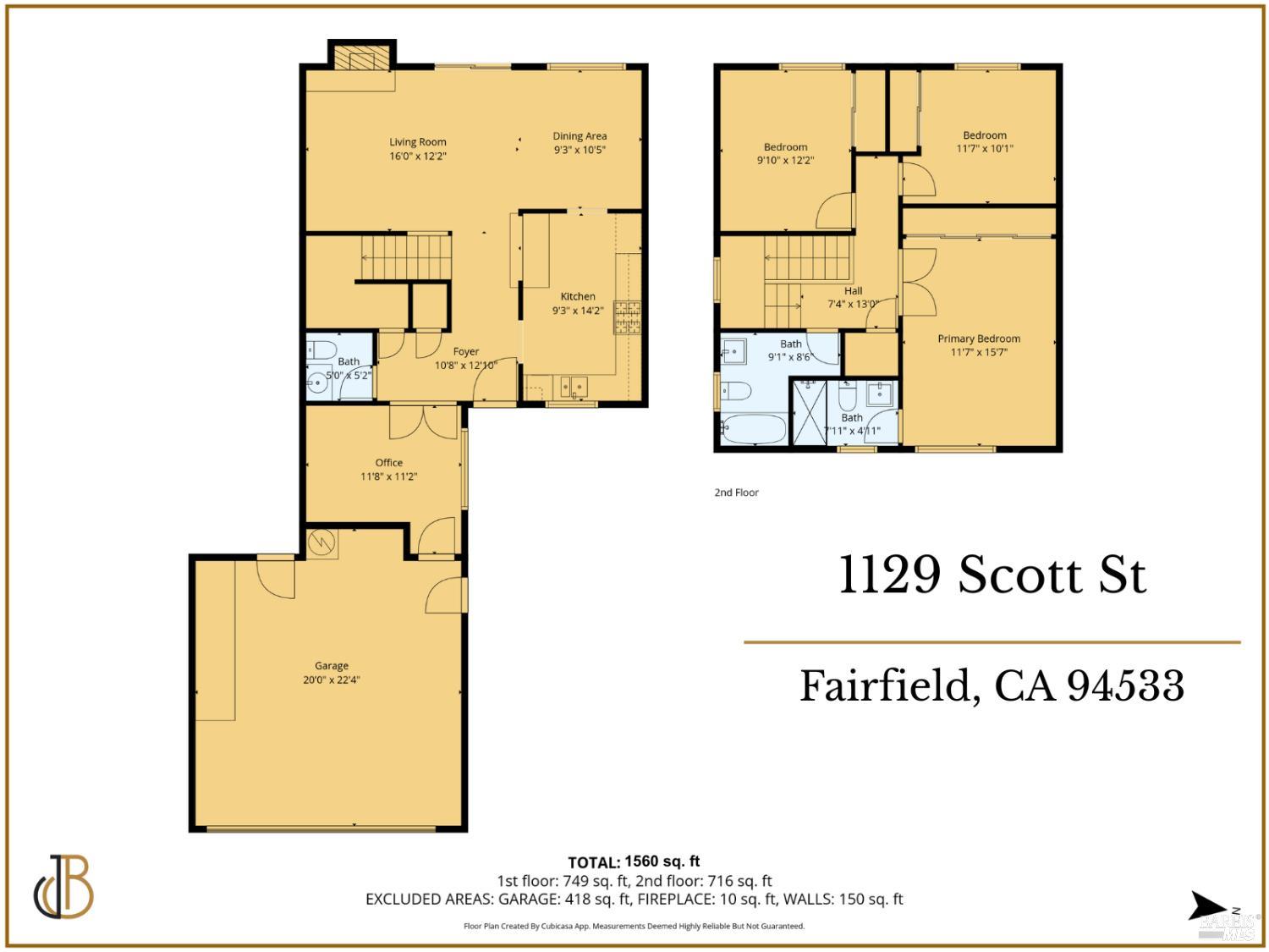 Detail Gallery Image 87 of 89 For 1129 Scott St, Fairfield,  CA 94533 - 4 Beds | 2/1 Baths