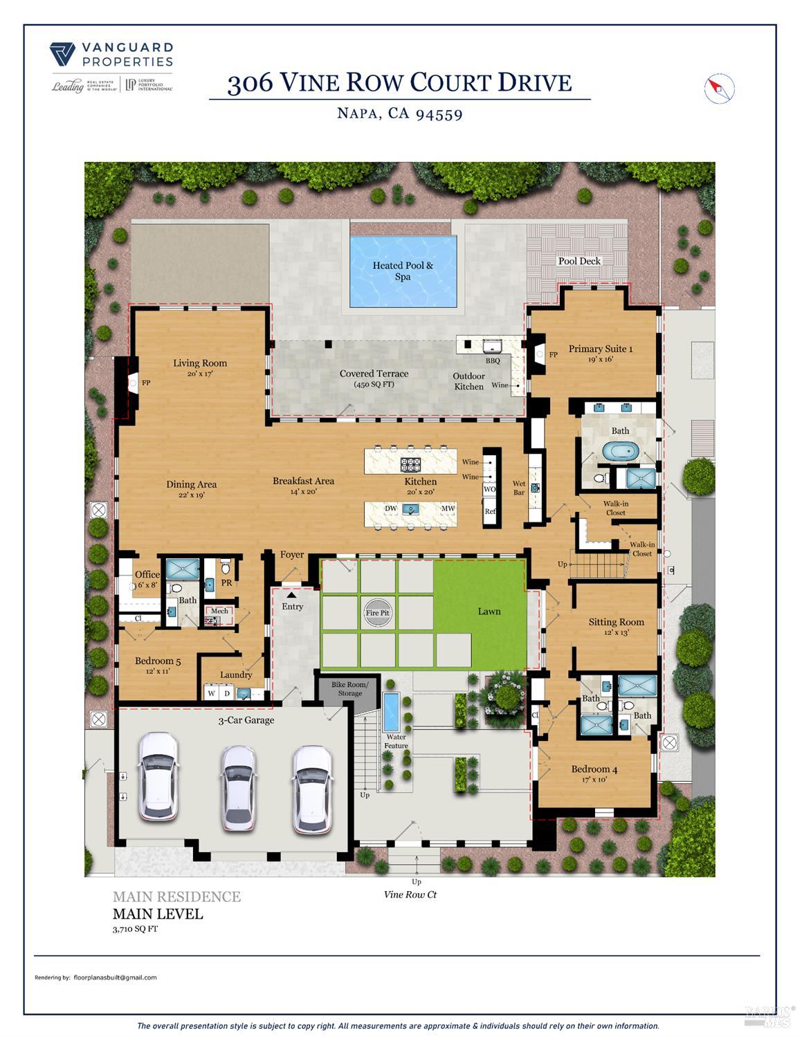 Detail Gallery Image 35 of 36 For 306 Vine Row Ct, Napa,  CA 94559 - 6 Beds | 7/1 Baths