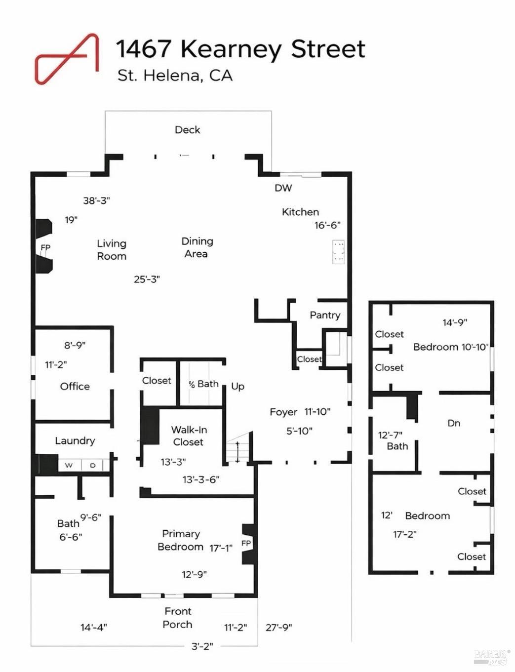 Detail Gallery Image 17 of 20 For 1467 Kearney St, Saint Helena,  CA 94574 - 4 Beds | 3/1 Baths