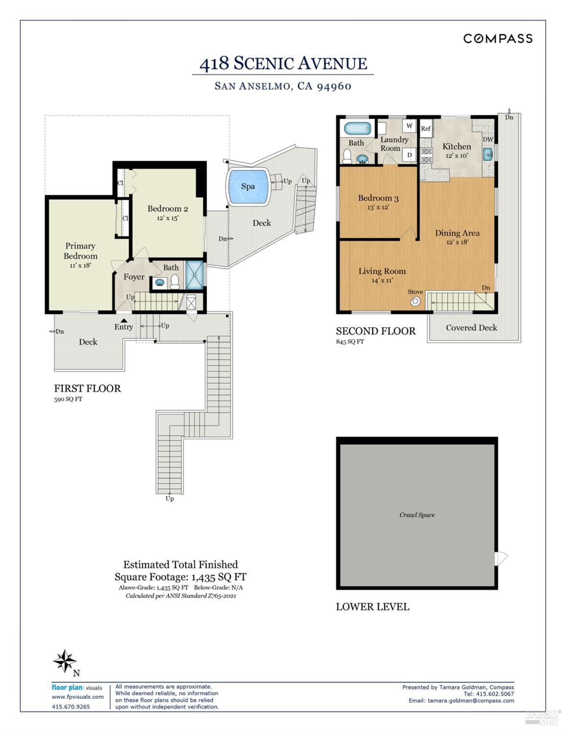 Detail Gallery Image 54 of 55 For 418 Scenic Ave, San Anselmo,  CA 94960 - 3 Beds | 2 Baths