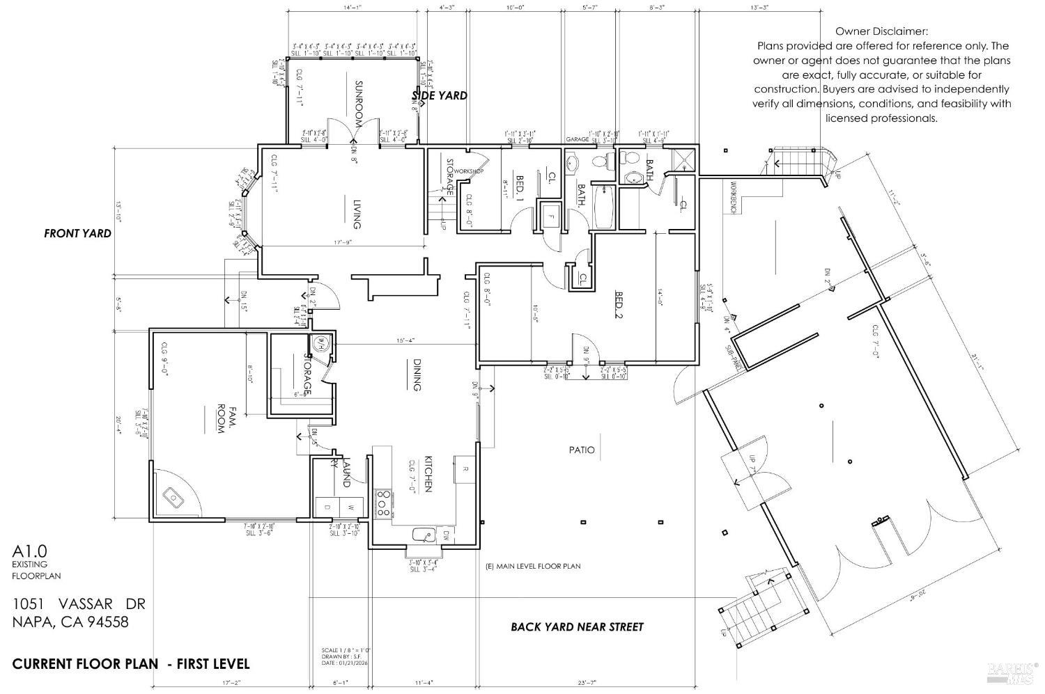 Detail Gallery Image 6 of 26 For 1051 Vassar Dr, Napa,  CA 94558 - 4 Beds | 3 Baths