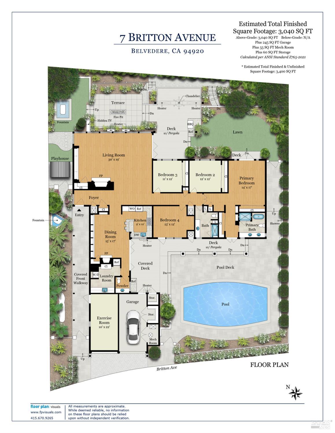 Detail Gallery Image 54 of 55 For 7 Britton Ave, Belvedere,  CA 94920 - 4 Beds | 2/1 Baths