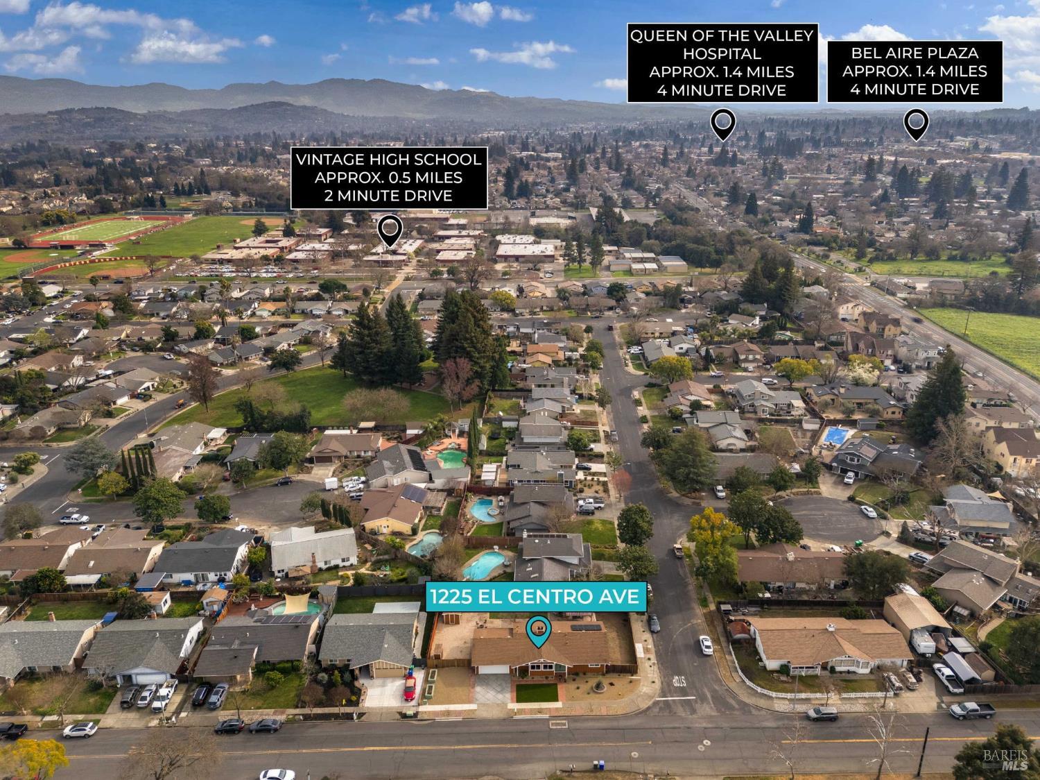 Detail Gallery Image 4 of 66 For 1225 El Centro Unkn, Napa,  CA 94558 - 3 Beds | 2 Baths