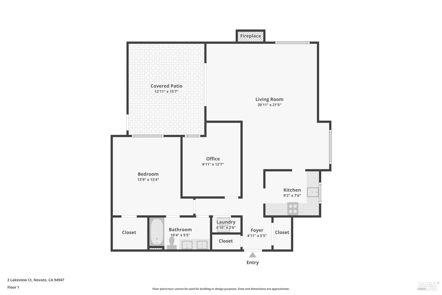 Detail Gallery Image 20 of 23 For 2 Lakeview Ct, Novato,  CA 94947 - 2 Beds | 1 Baths