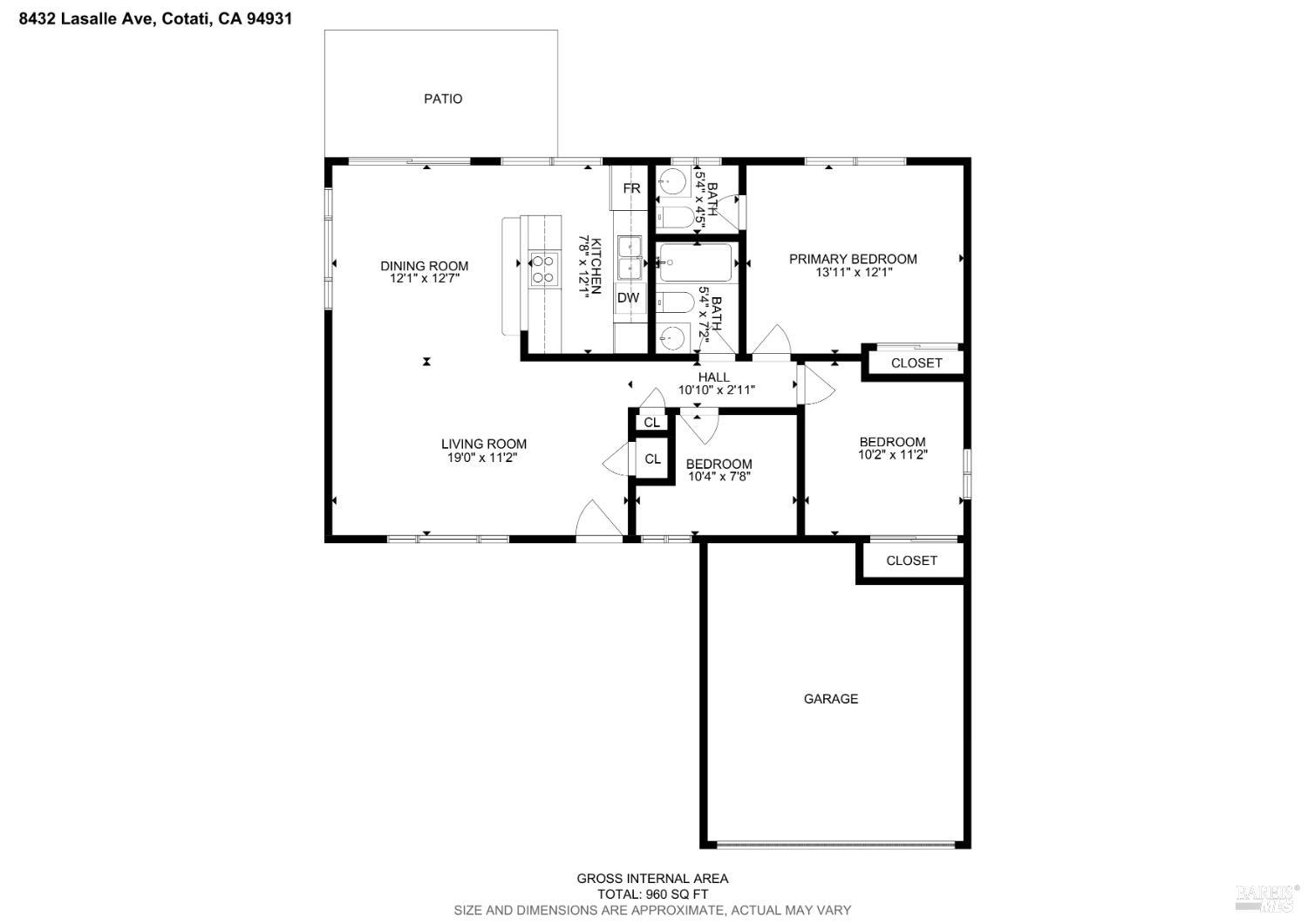 Detail Gallery Image 5 of 11 For 8432 Lasalle Ave, Cotati,  CA 94931 - 2 Beds | 2 Baths