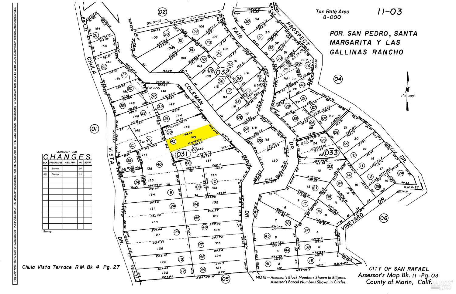 Detail Gallery Image 2 of 10 For 315 Coleman Dr, San Rafael,  CA 94901 - – Beds | – Baths