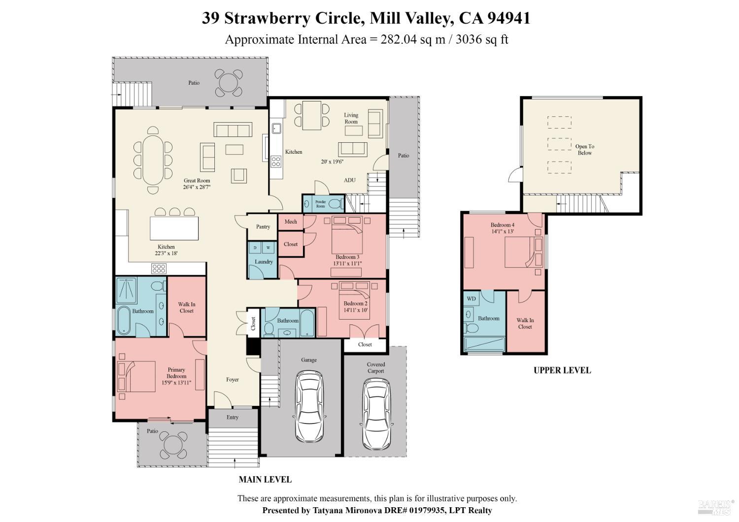 Detail Gallery Image 81 of 81 For 39 Strawberry Cir, Mill Valley,  CA 94941 - 4 Beds | 4 Baths