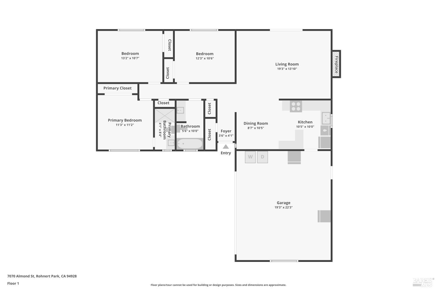 Detail Gallery Image 27 of 27 For 7070 Almond St, Rohnert Park,  CA 94928 - 3 Beds | 2 Baths