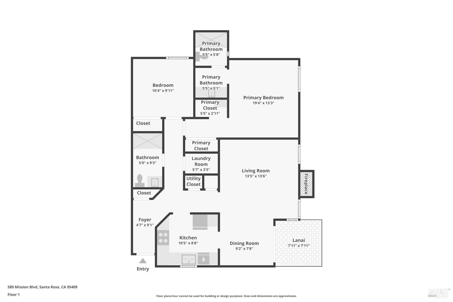 Detail Gallery Image 23 of 23 For 589 Mission Blvd, Santa Rosa,  CA 95409 - 2 Beds | 2 Baths