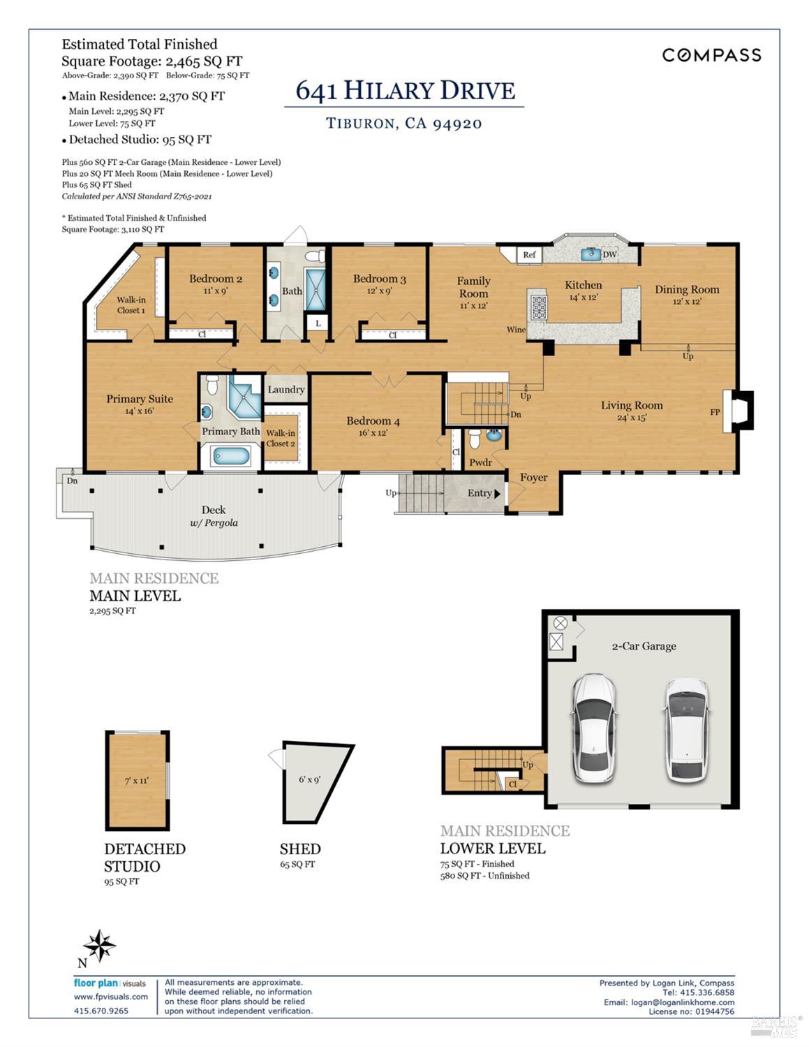 Detail Gallery Image 21 of 22 For 641 Hilary Dr, Tiburon,  CA 94920 - 4 Beds | 2/1 Baths