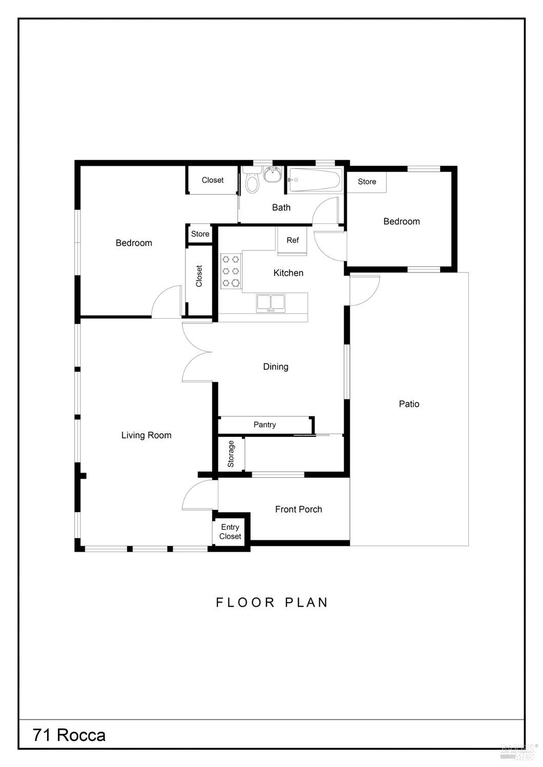 Detail Gallery Image 16 of 18 For 71 Rocca Dr, Fairfax,  CA 94930 - 2 Beds | 1 Baths