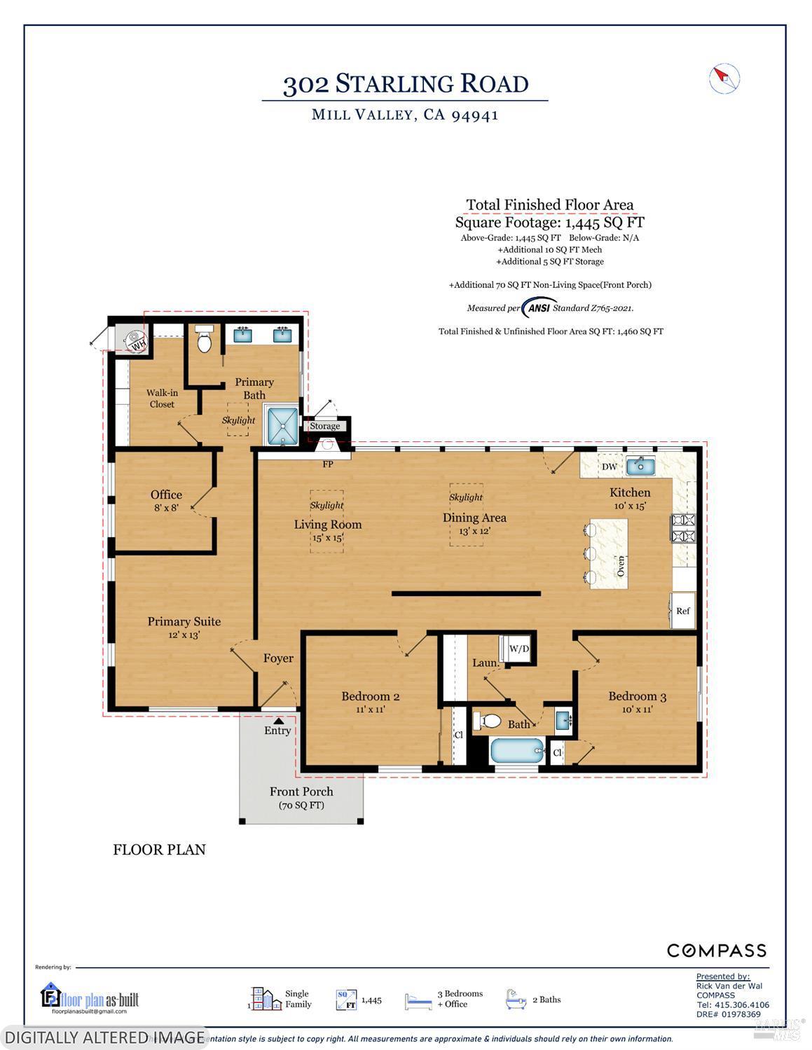 Detail Gallery Image 59 of 59 For 302 Starling Rd, Mill Valley,  CA 94941 - 3 Beds | 2 Baths