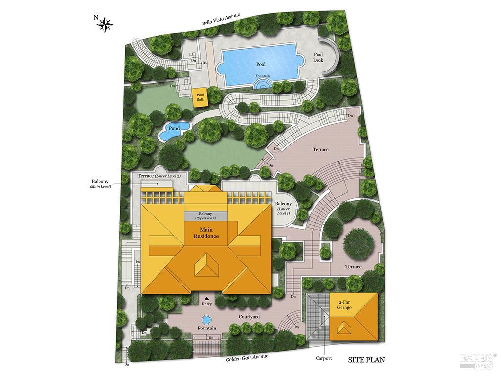 Detail Gallery Image 93 of 94 For 308 Golden Gate Ave, Belvedere,  CA 94920 - 8 Beds | 7/2 Baths