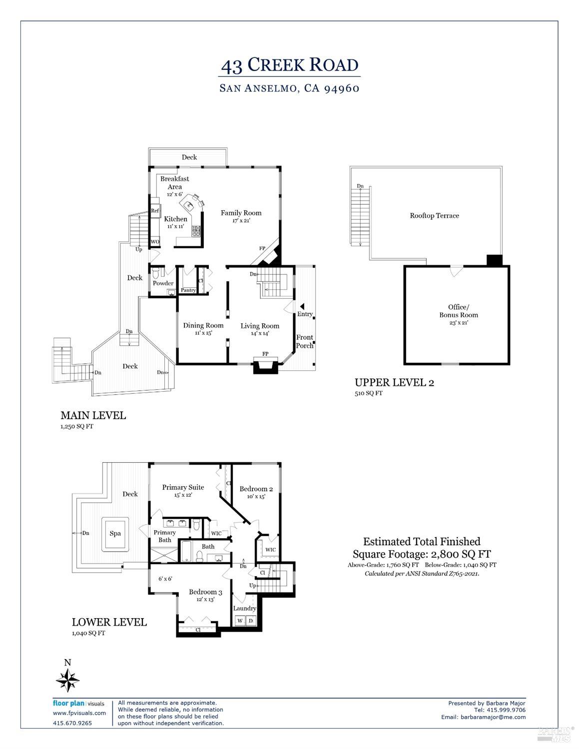 Detail Gallery Image 31 of 31 For 43 Creek Rd, San Anselmo,  CA 94960 - 3 Beds | 2/1 Baths