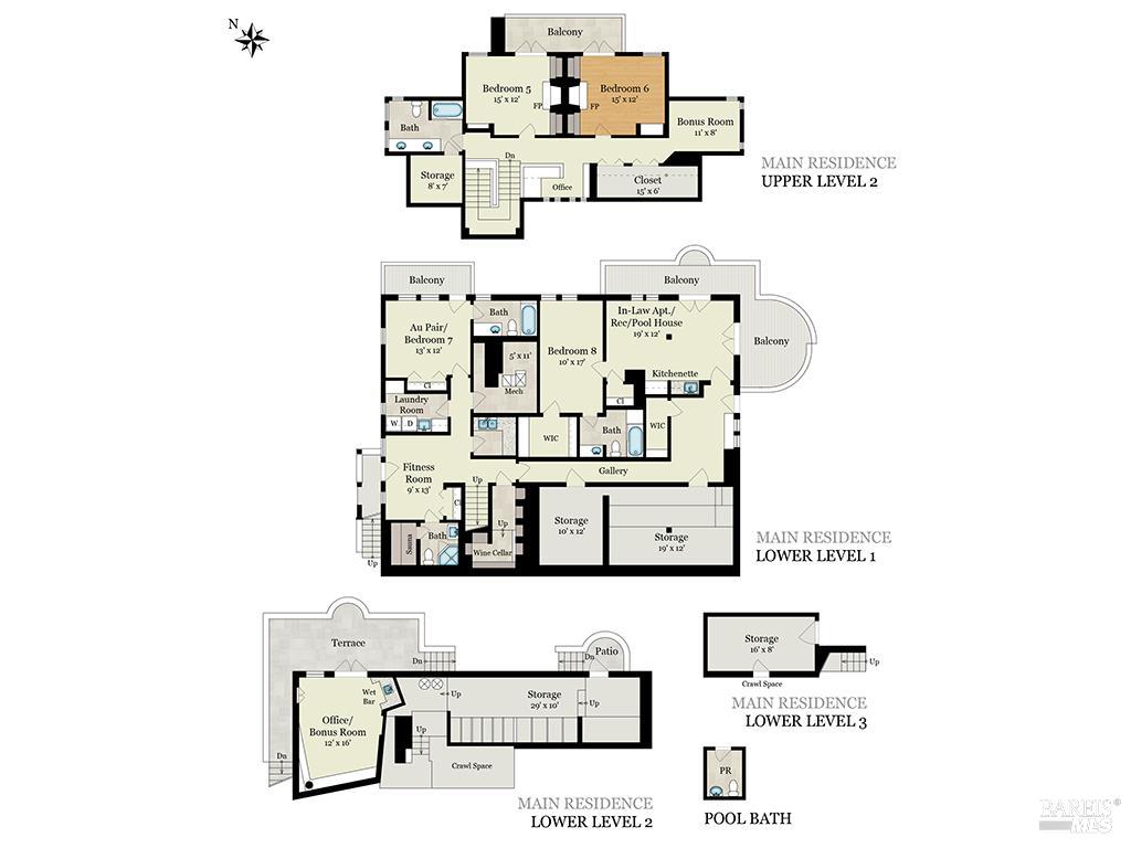 Detail Gallery Image 94 of 94 For 308 Golden Gate Ave, Belvedere,  CA 94920 - 8 Beds | 7/2 Baths