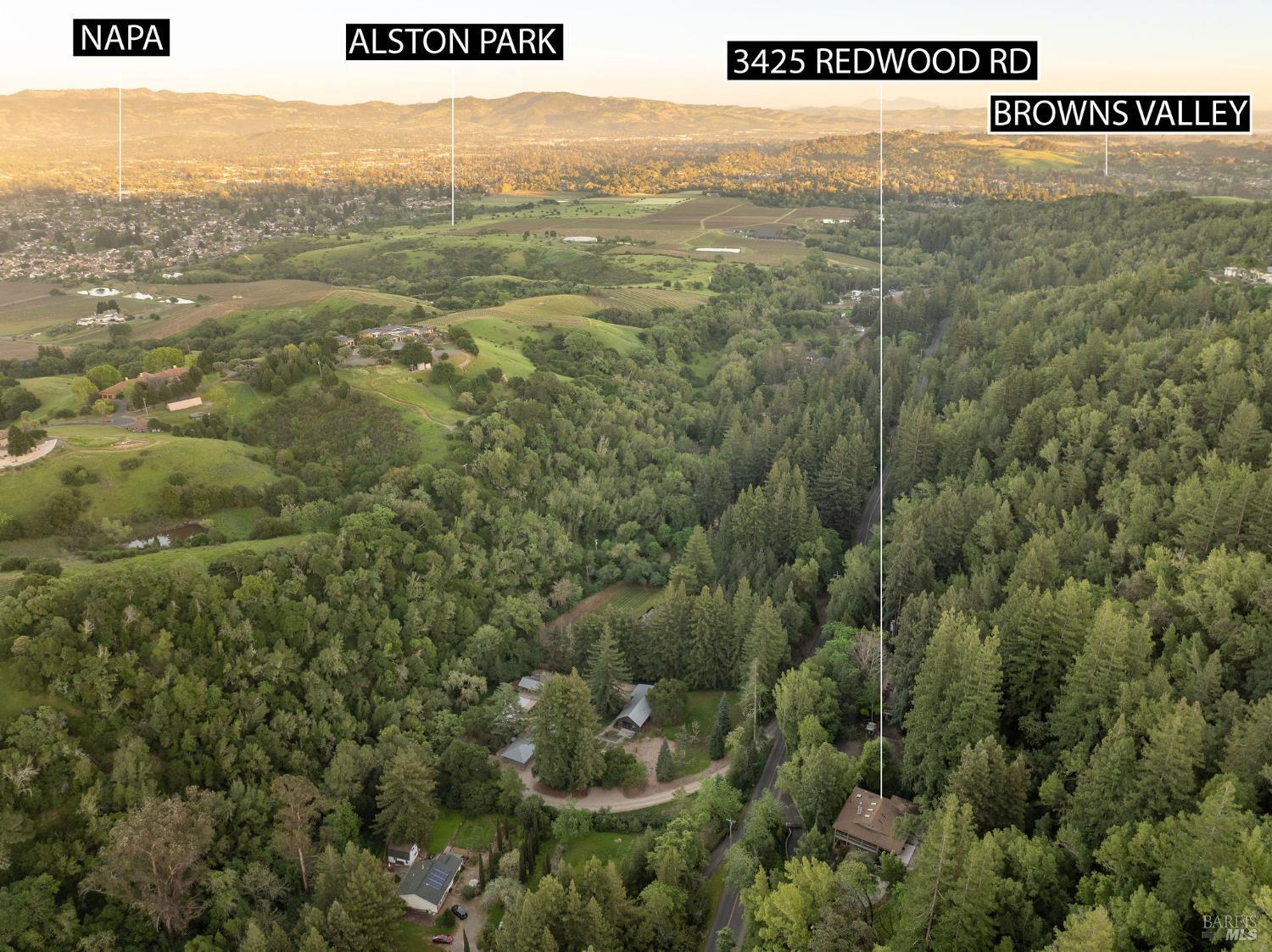 Detail Gallery Image 2 of 38 For 3425 Redwood Rd, Napa,  CA 94558 - 3 Beds | 2 Baths