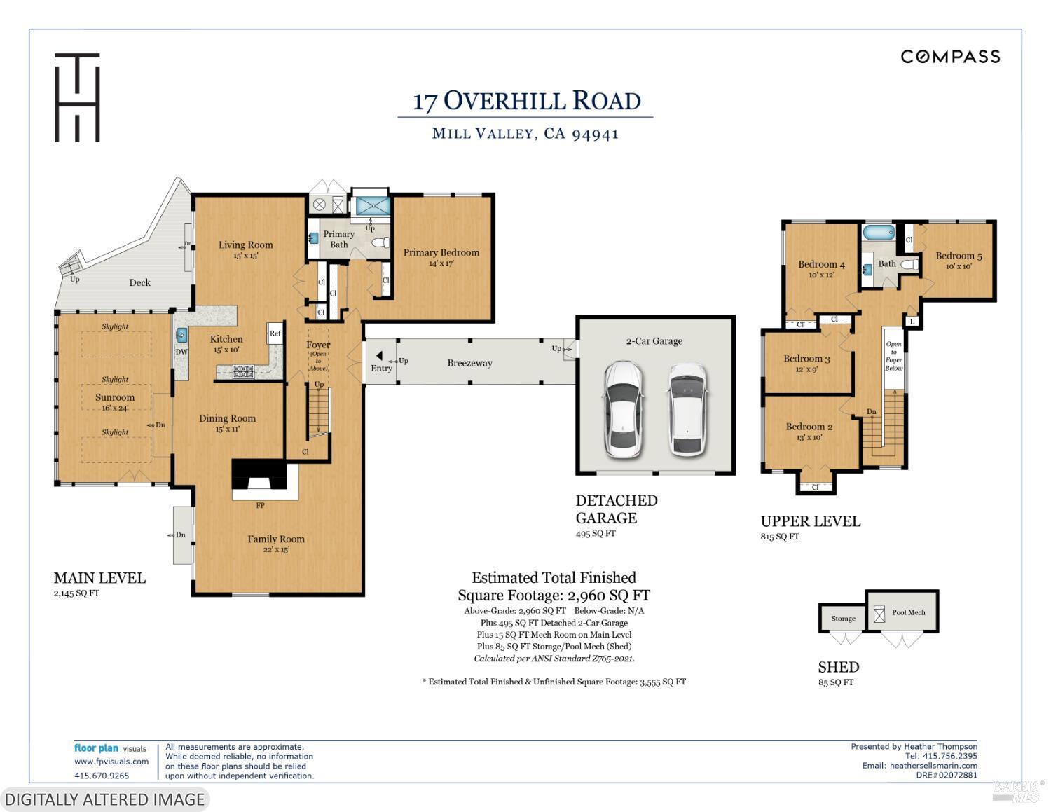 Detail Gallery Image 59 of 60 For 17 Overhill Rd, Mill Valley,  CA 94941 - 5 Beds | 2 Baths