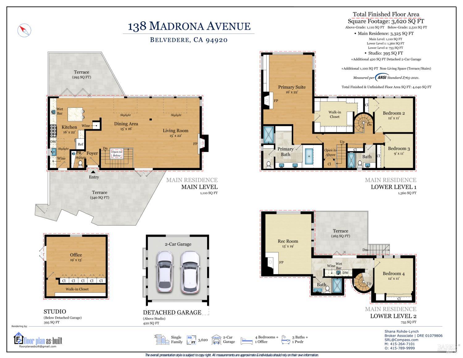 Detail Gallery Image 51 of 52 For 138 Madrona Ave, Belvedere,  CA 94920 - 4 Beds | 3/1 Baths
